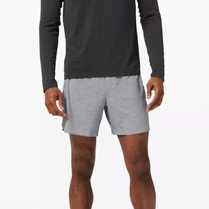 Lululemon Men’s 6” Surge Running Short- Silver